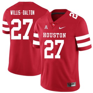 Mens Houston Cougars Amaud Willis-Dalton #27 Player 2018 Red Jersey 509696-930