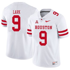 Mens Houston Cougars Courtney Lark #9 2018 Embroidery White Jersey 302740-227