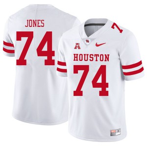 Men Houston Cougars Josh Jones #74 Player White 2018 Jerseys 419252-585