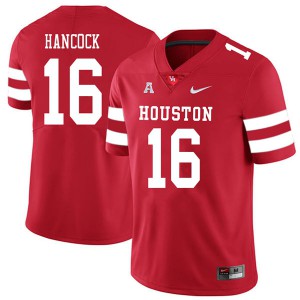 Men's Houston Cougars Joshua Hancock #16 2018 Red NCAA Jerseys 717096-441