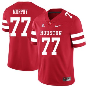 Men Houston Cougars Keenan Murphy #77 Red Player 2018 Jersey 274365-941