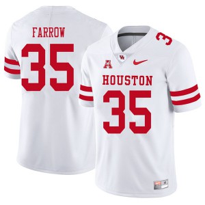 Men Houston Cougars Kenneth Farrow #35 NCAA White 2018 Jersey 905959-785