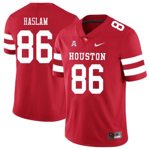 Mens Houston Cougars Payton Haslam #86 NCAA Red 2018 Jerseys 271585-483