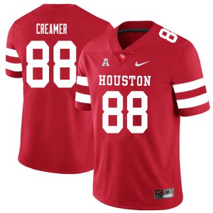 Men Houston Cougars Shane Creamer #88 Football 2018 Red Jersey 486866-396