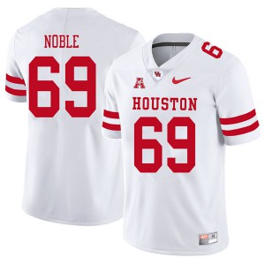 Men Houston Cougars Will Noble #69 2018 Player White Jersey 113112-320