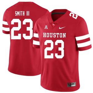 Mens Houston Cougars Willie Smith III #23 Player 2018 Red Jersey 146327-182