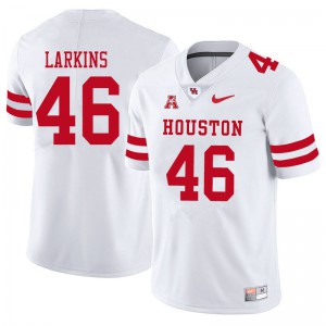 Mens Houston Cougars Melvin Larkins #46 White High School Jersey 761459-109