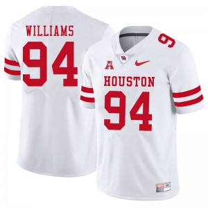 Mens Houston Cougars Sedrick Williams #94 White Alumni Jersey 706661-557