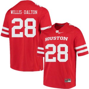 Men Houston Cougars Amaud Willis-Dalton #28 High School Red Jersey 830376-546
