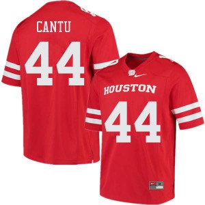 Men's Houston Cougars Anthony Cantu #44 NCAA Red Jerseys 450697-748
