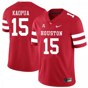 Men Houston Cougars Christian Kaopua #15 Red Stitch Jersey 639032-608