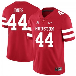 Men Houston Cougars D'Anthony Jones #44 Football Red Jerseys 418119-376