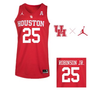 Mens Houston Cougars Galen Robinson Jr. #25 University Red Jordan Brand Jersey 133464-951