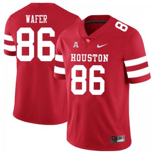 Mens Houston Cougars Khiyon Wafer #86 Player Red Jerseys 122506-266