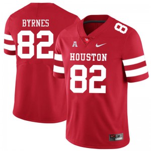 Men Houston Cougars Matt Byrnes #82 Red Player Jersey 233100-278