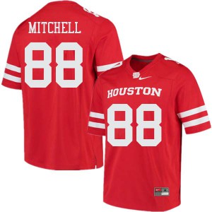 Men's Houston Cougars Osby Mitchell #88 Alumni Red Jersey 446296-159