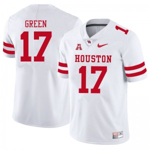 Men Houston Cougars Seth Green #17 White College Jerseys 806241-267