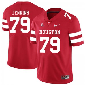 Mens Houston Cougars Tank Jenkins #79 Red Embroidery Jerseys 970444-451