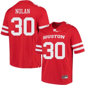 Men's Houston Cougars Timon Nolan #30 NCAA Red Jersey 922361-173