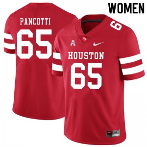 Women Houston Cougars Gio Pancotti #65 Player Red Jersey 499915-696