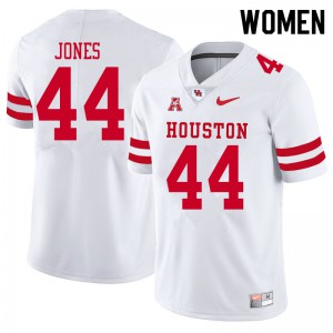 Womens Houston Cougars D'Anthony Jones #44 White Alumni Jerseys 687625-494