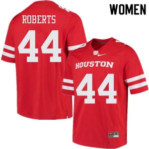 Women Houston Cougars Elandon Roberts #44 Stitch Red Jerseys 222721-762