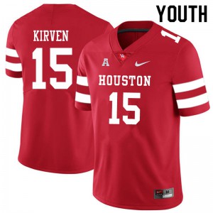 Youth Houston Cougars Zamar Kirven #15 High School Red Jersey 874543-931