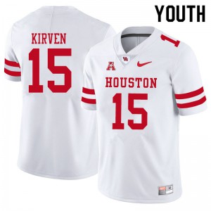 Youth Houston Cougars Zamar Kirven #15 White Player Jerseys 798156-842