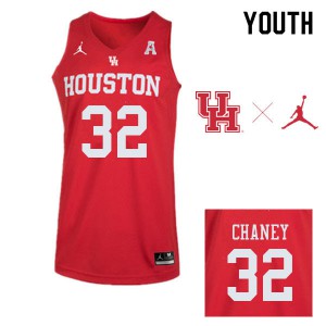Youth Houston Cougars Reggie Chaney #32 Red Basketball Jerseys 156597-301